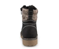 Amaterasu - Bottes d'automne noires Alberto pour filles