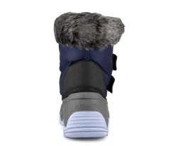 Angilaaq - Bottes d'hiver Blue Rocky pour petites filles