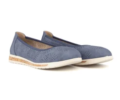 Ballerines perforées Alberto pour femmes - ALSACEY