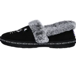 Bobs too cozy - Pantoufles visage de chat Skechers pour femmes