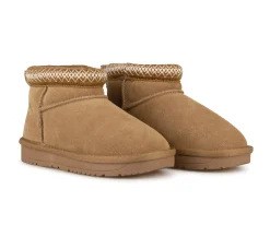 Bottes de neige basses en suède Alberto pour filles - SQUAD