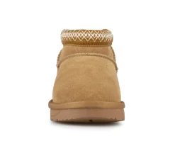 Bottes de neige basses en suède Alberto pour filles - SQUAD