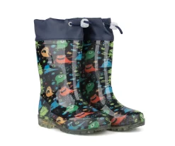 Bottes de pluie Blue Rocky garçons avec lumières – JOOKIBA