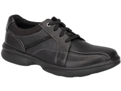 Bradley walk - Chaussures noires Clarks pour hommes