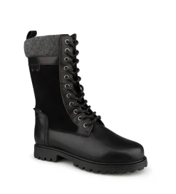 CIDER - Bottes d'hiver lacées et crampons Manathan pour femmes