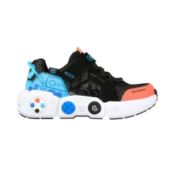 Coups de pied Gametronix - Chaussures à velcro Skechers pour enfants