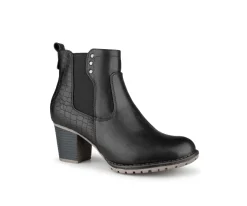 Escorpiao - Bottes courtes noires Alberto pour femmes