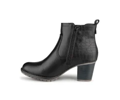 Escorpiao - Bottes courtes noires Alberto pour femmes