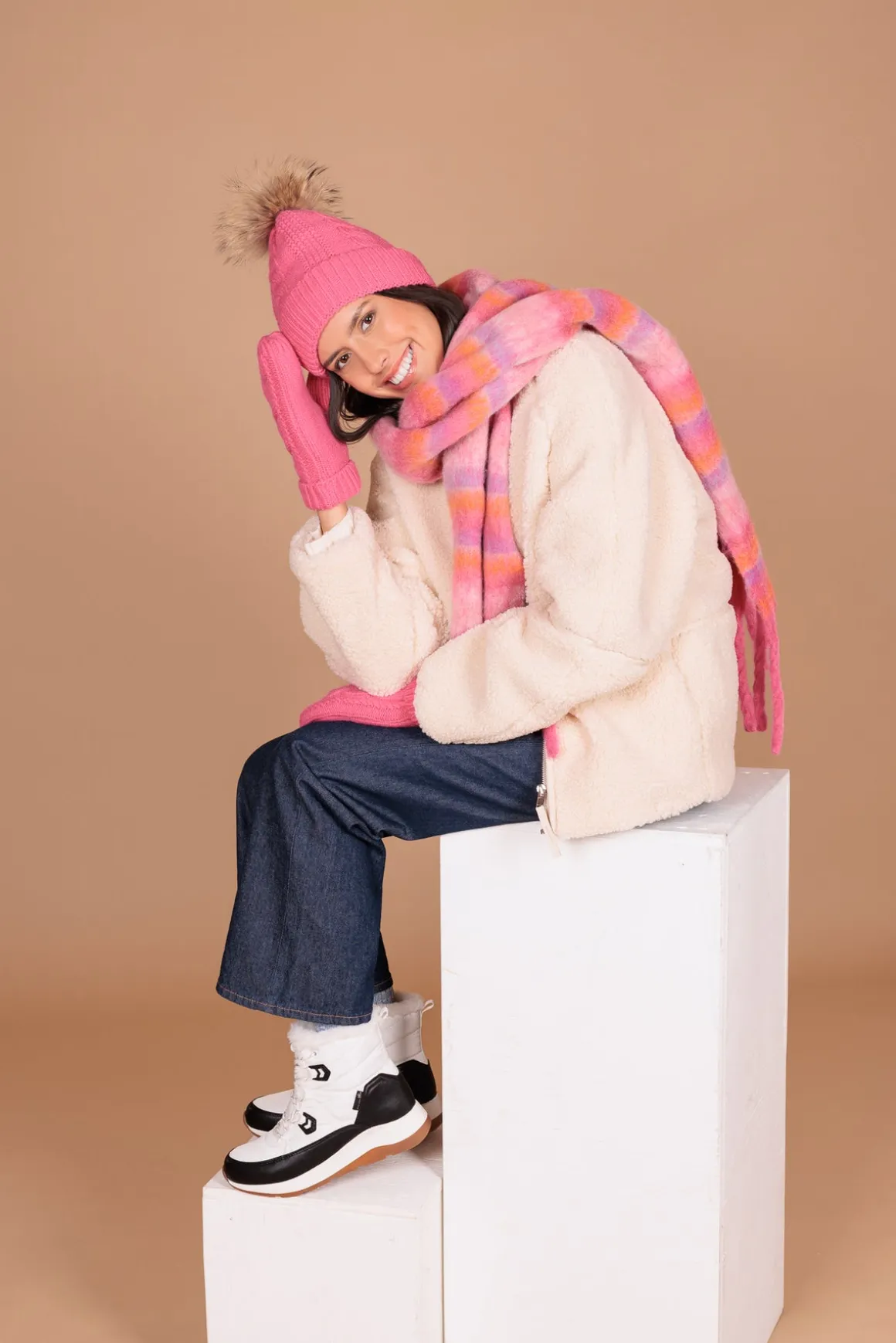 Foulard coloré Alberto pour femmes - BOULOU