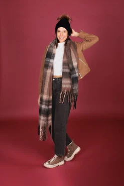 Foulard en tricot Alberto pour femmes - BOULOU