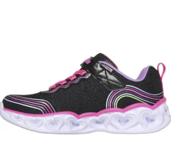 Heart light - Chaussures lumineuses Skechers pour filles