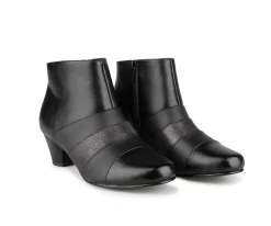 HERMIONNE - Bottillons courts à talon moyen Alberto pour femmes