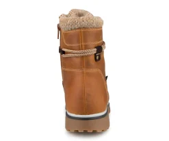 HYSOPE - Bottillons d'hiver lacés et crampons Manathan femmes