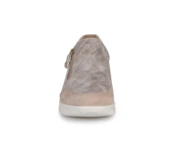 Kayla zip slip on - Flâneurs en cuir Imac pour femmes
