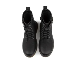 MADAGASCAR - Bottillons à talon plat Alberto pour femmes