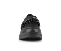 MAUDELINE - Flâneurs à carré haut Manathan pour femmes