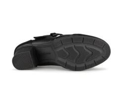 Myna - Chaussures noires à talon Ultime Confort pour femmes