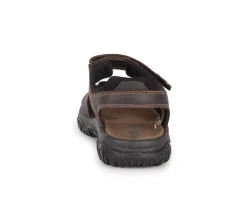 Pacific twin velcro - Sandales sports en cuir Imac pour hommes