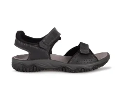 Pacific twin velcro - Sandales sports en cuir Imac pour hommes