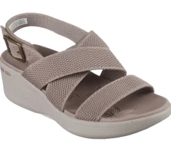 Pier lite - Sandales à talon compensé Skechers pour femmes