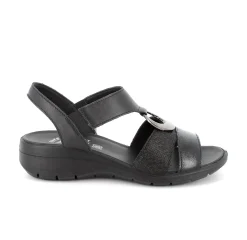 Sandales à talon compensé Imac pour femmes - CHARLOTTE ELASTIC