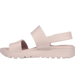 Sandales à talon compensé Skechers pour femmes - Foamies arch fit footsteps