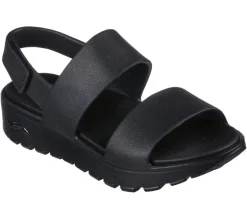 Sandales à talon compensé Skechers pour femmes - Foamies arch fit footsteps