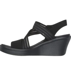 Sandales à talon Skechers pour femmes - Rumble on luxe foam