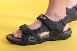 Sandales en nubuck Cliff pour hommes - SCORFANO