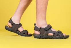 Sandales en nubuck Cliff pour hommes - SCORFANO