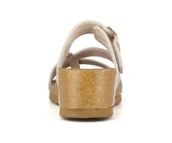 Sandales talon compensé Alberto pour femmes - CINTIA