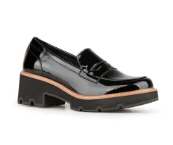 Soulier noir style mocassin Alberto pour femmes  - ESPOSITO