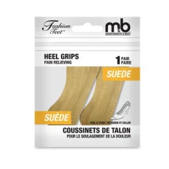 Talonnette suède - Coussinets de talon pour soulagement de la douleur
