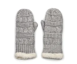 Veira - Mitaines grises Alberto pour femmes