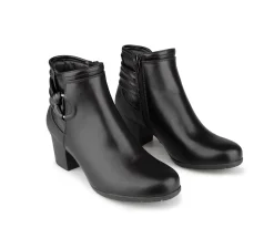 YULIANA - Bottillons à talon carré Ultime Confort pour femmes